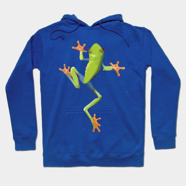 Greenery tree-frog Hoodie by CatyArte